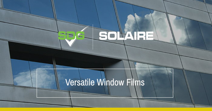 SDG Solaire Versatile Window Films And Coverings